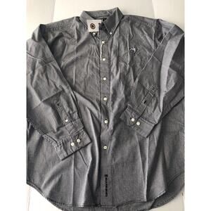 Gear For Sports Button Up Mens Nashville Predators Shirt Sz Large L Black Check